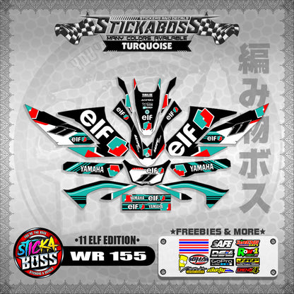 WR 155 STICKER DECALS ( 11 ELF EDITION )【WITH FREEBIES】