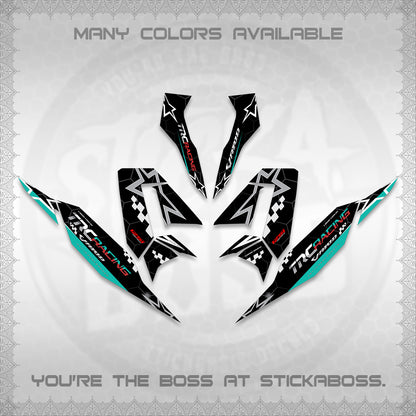 CLICK V4 DECALS (2026 TRC RACING DESIGN)STICKER DECALS By STICKABOSS