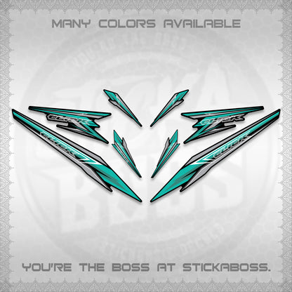 CLICK 160 DECALS(2026 SHARP 00-A1 DESIGN)STICKER DECALS By STICKABOSS