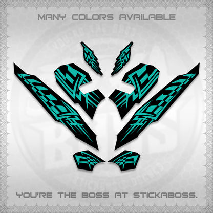 CLICK 125 V3 VARIO INDO-MALAY DECALS (2026 TRIBAL LINES DESIGN) STICKER DECALS By STICKABOSS