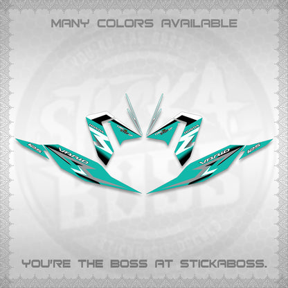 CLICK 125 V4 VARIO DECALS (2026 VR0006 DESIGN) STICKER KITS BY STICKABOSS