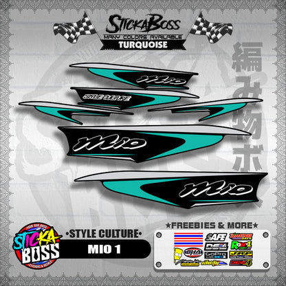 MIO 1 STOCK DECALS ( STYLE CULTURE )【WITH FREEBIES】