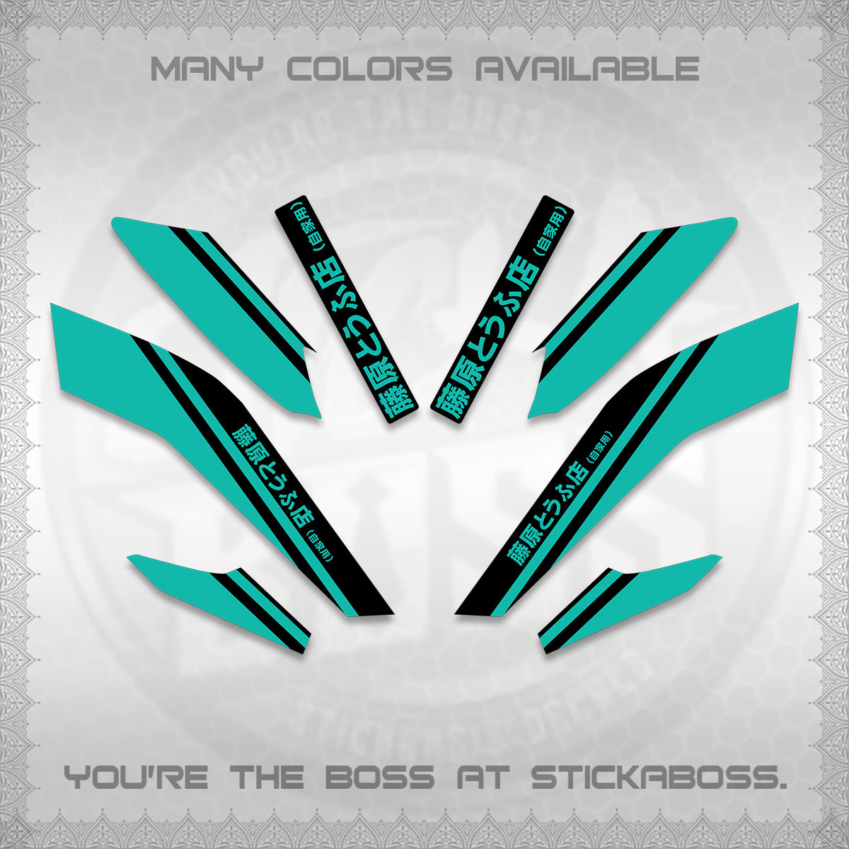NMAX V2 DECALS (TRUENO STYLE DESIGN) STICKER KITS By STICKABOSS