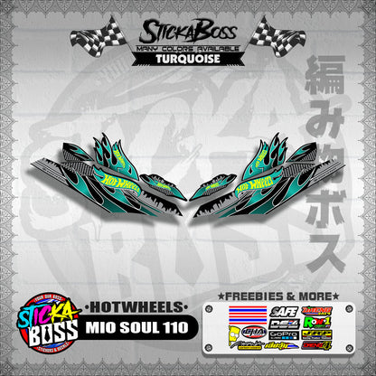 MIO SOUL 110 CARB OLD DECALS ( HOTWHEELS )【WITH FREEBIES】