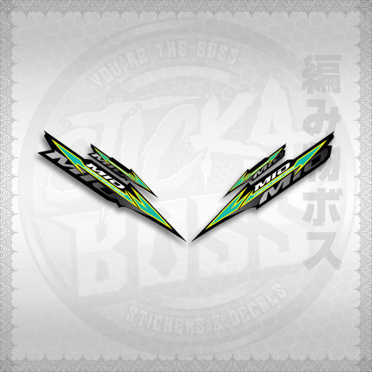 STICKER DECALS for MIO SPORTY / SMILE IINDO (MSPBABEN) By STICKABOSS (SOFIE LAMINATED WATERPROOF)