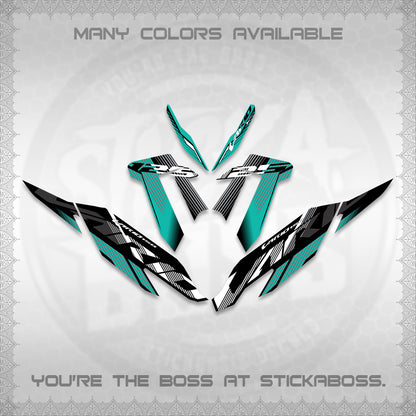 CLICK 125 V4 MALAYSIAN VARIO DECALS (2020 DESIGN) STICKER DECALS By STICKABOSS