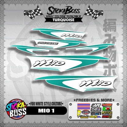 MIO 1 DECALS ( FOR WHITE STYLE CULTURE )【WITH FREEBIES】