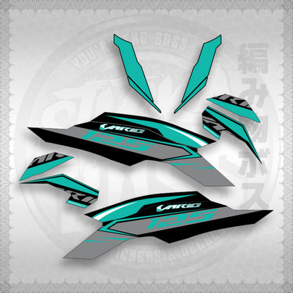 CLICK 125 V3 MALAY / INDO CONCEPT (CV3SLSTRA30) By STICKABOSS (SOFIE LAMINATED WATERPROOF)