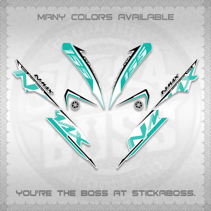 NMAX V1 THAI FOR WHITE DECALS (2020 DESIGN) STICKER DECALS By STICKABOSS