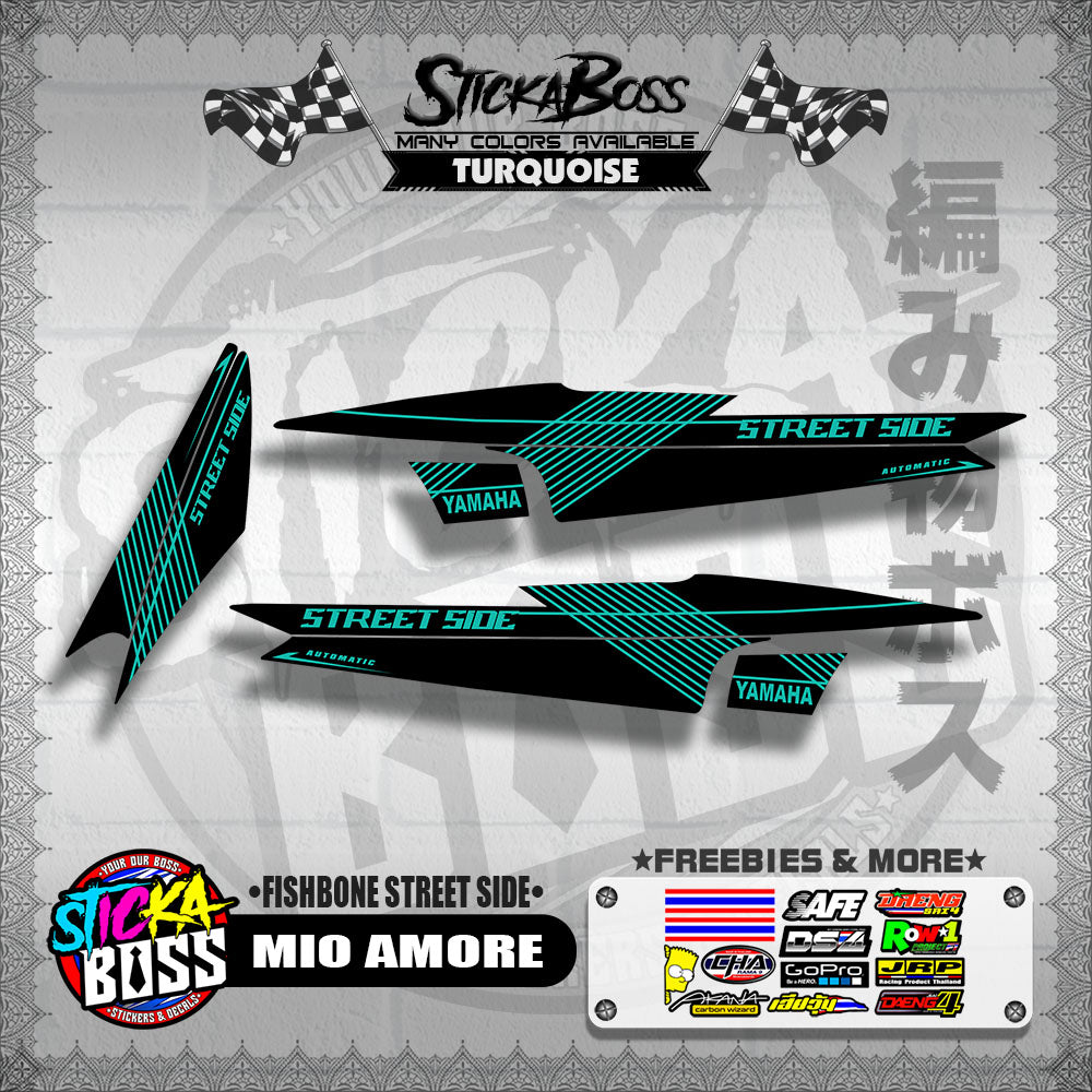 MIO AMORE DECALS ( FISHBONE STREET SIDE )【WITH FREEBIES】