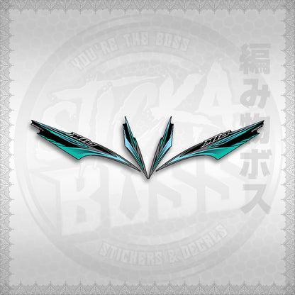 STICKER DECALS for MIO SPORTY / SMILE INDO (MSPMOA4) By STICKABOSS (SOFIE LAMINATED WATERPROOF)