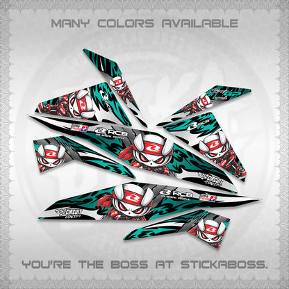 BEAT FI V1 DECALS (2026 NEW RCB 2.0 DESIGN) STICKER KITS BY STICKABOSS
