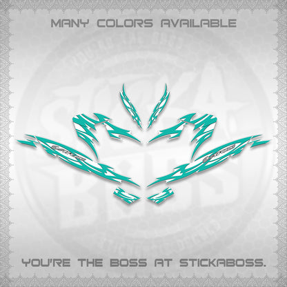 CLICK 125 V4 INDO VARIO FOR WHITE DECALS (2026 NUSANTARA STRIPING) STICKER DECALS By STICKABOSS