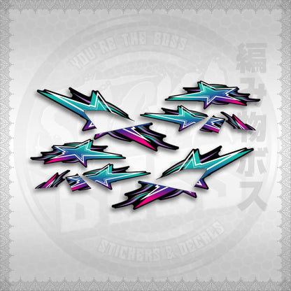 STICKER DECALS for NMAX V2 INDO (NV22002STLI) By STICKABOSS (SOFIE LAMINATED WATERPROOF)