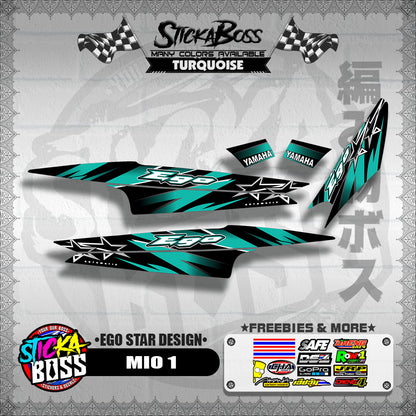 MIO 1 DECALS ( EGO STAR DESIGN )【WITH FREEBIES】