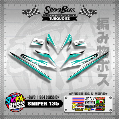 SNIPER 135 DECALS ( BWC 1 1S84 CLASSIC )【WITH FREEBIES】