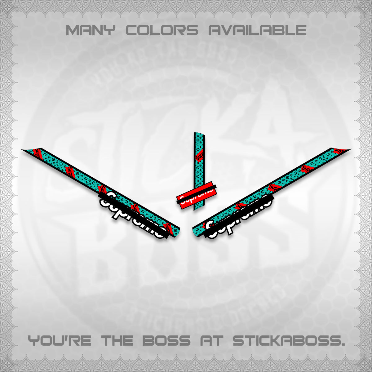 GIORNO 125 DECALS (2026 LUXSUP LV DESIGN) STICKER DECALS BY STICKABOSS