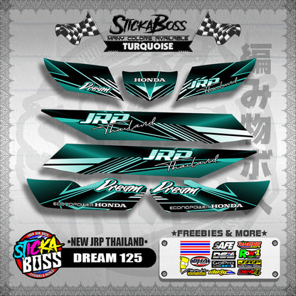 DREAM 125 DECALS ( NEW JRP THAILAND )【WITH FREEBIES】