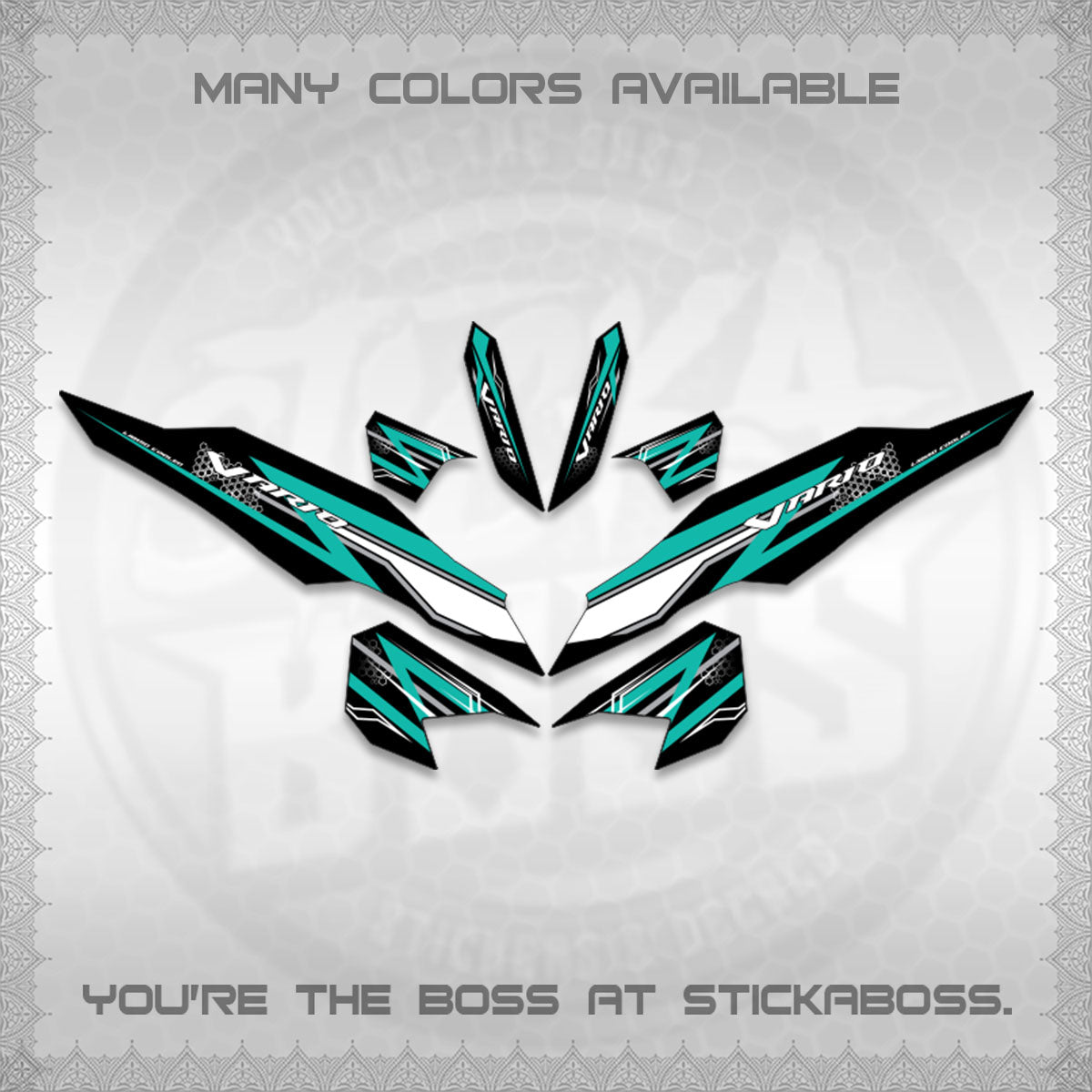 CLICK 125 V3 INDO-MALAY VARIO DECALS (2026 CODE1 DESIGN)STICKER DECALS By STICKABOSS