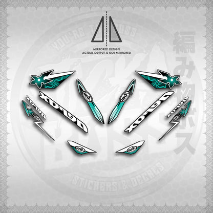 STICKER DECALS for AEROX 155 V1 (AV120ARIN02) By STICKABOSS (SOFIE LAMINATED WATERPROOF) (Copy) (Copy)