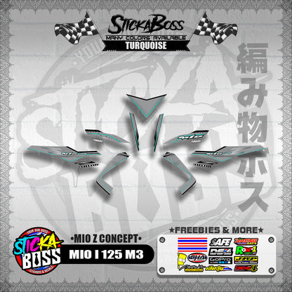 MIO I 125 M3 DECALS ( MIO Z CONCEPT )【WITH FREEBIES】