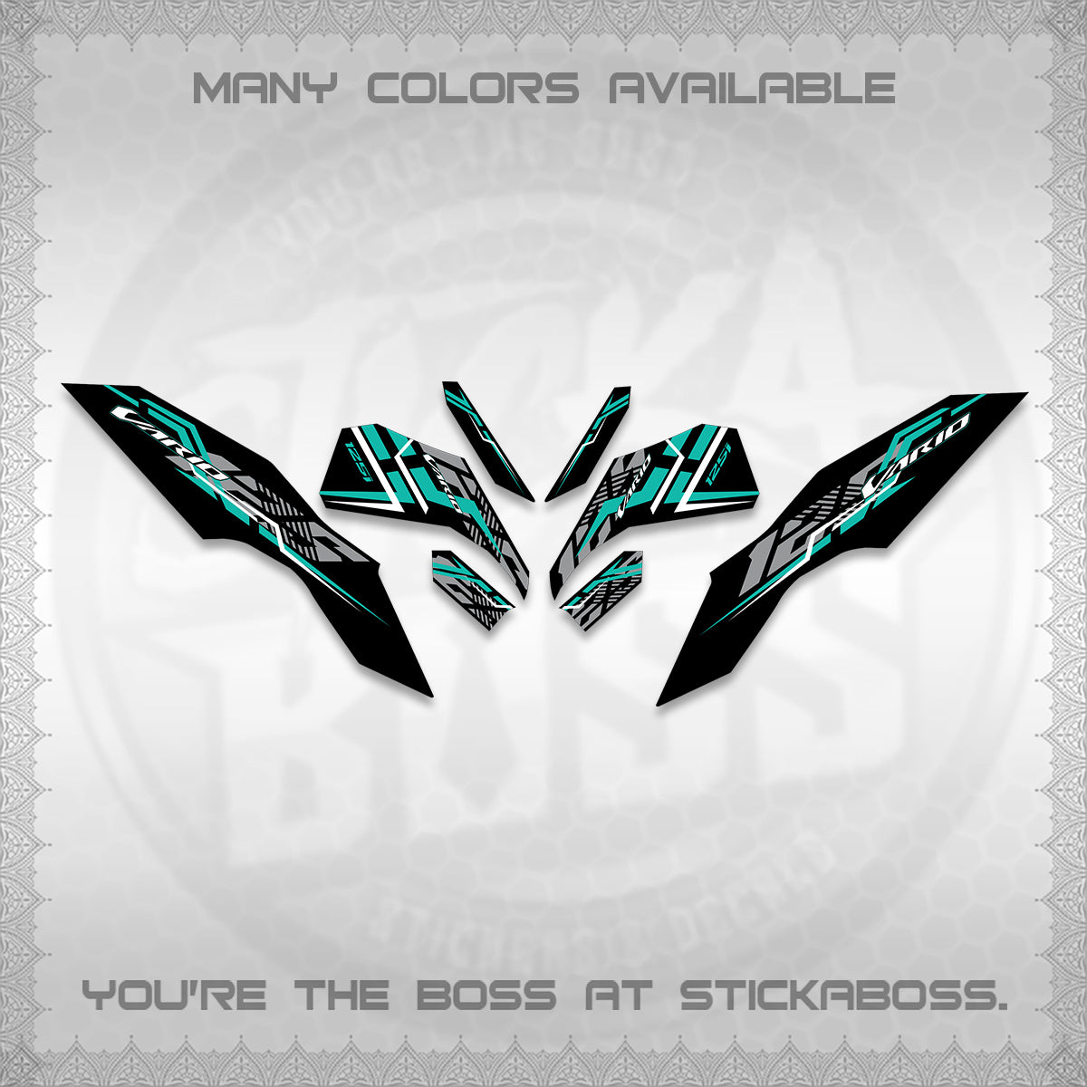 CLICK 125 V3 VARIO DECALS (2024 STRIPING MINIMALIST 001) STICKER DECALS By STICKABOSS (Copy) (Copy)