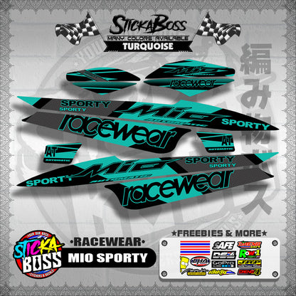 MIO SPORTY DECALS ( RACEWEAR )【WITH FREEBIES】