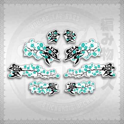 STICKER DECALS for NMAX V1 INDO FOR WHITE (NV1FWSAXFL) By STICKABOSS (SOFIE LAMINATED WATERPROOF)