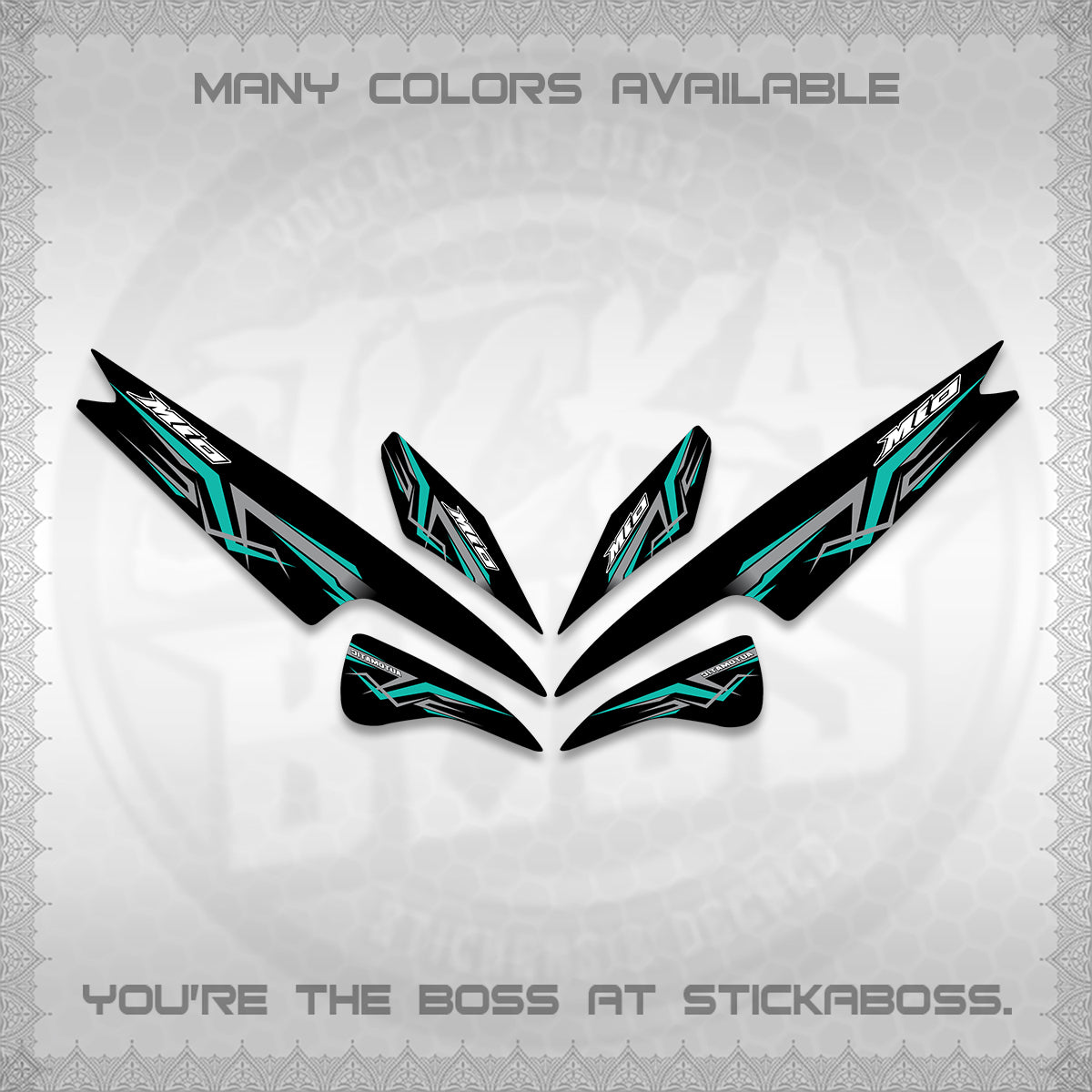 MIO SPORTY  SMILE INDO DECALS (A24 VARIASI)STICKER DECALS BY STICKABOSS (Copy)