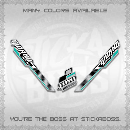 GIORNO DECALS (2026 RACING CAR  PATTERN)STICKER DECALS BY STICKABOSS