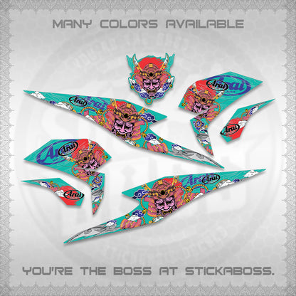 BEAT FI INDO DECALS (2026 NEW SAMURAI MOTIF) STICKER KITS BY STICKABOSS