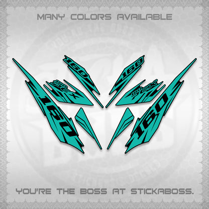 PCX 150 160 INDO DECALS (2026 NEW 08 DESIGN) STICKER DECALS By STICKABOSS