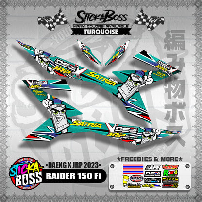 RAIDER 150 Fi DECALS ( DAENG x JRP 2023 )【WITH FREEBIES】