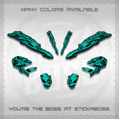 CLICK V3 STRIPING VARIO DECALS (GRAPHITY ARROW DESIGN)STICKER DECALS BY STICKABOSS