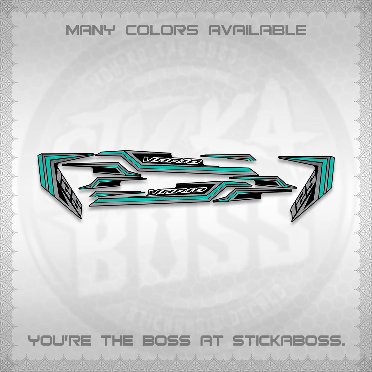 CLICK 125 V3 VARIO DECALS (2024 STRIPING MINIMALIST 002)STICKER DECALS By STICKABOSS (Copy)