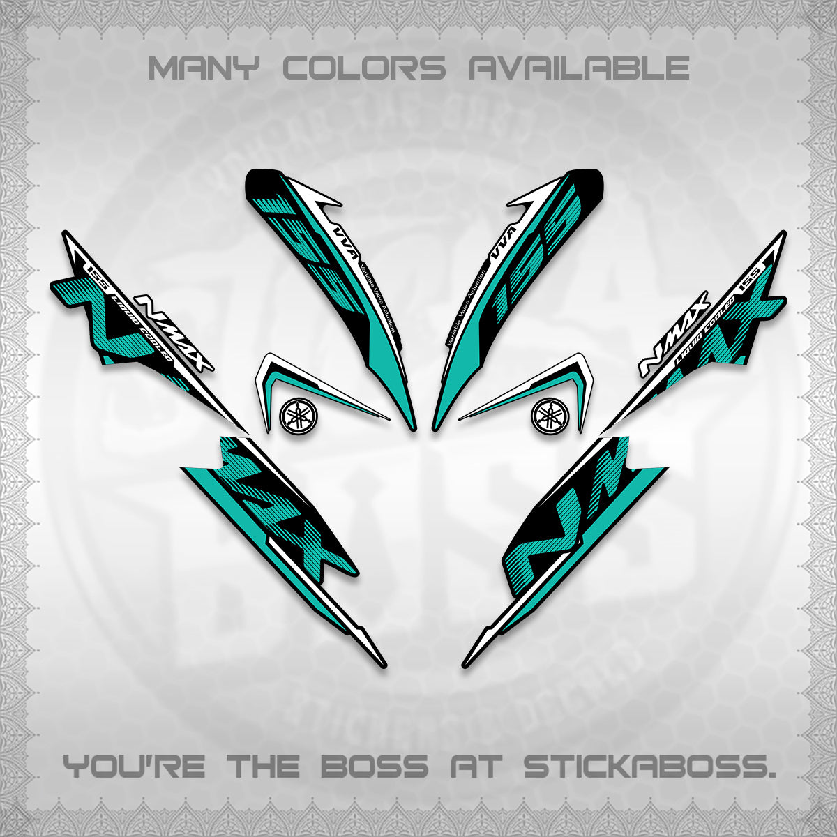 NMAX V1 THAI DECALS (2020 DESIGN) STICKER DECALS By STICKABOSS