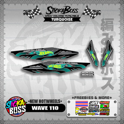 WAVE 110 DECALS ( NEW HOTWHEELS)【WITH FREEBIES】