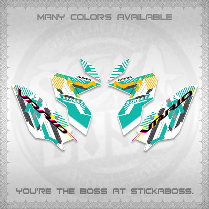 CLICK 125 V3 VARIO FOR WHITE DECALS (2026 STREET STYLE EDITION) STICKER DECALS By STICKABOSS