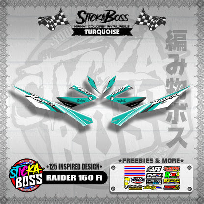 RAIDER 150 Fi DECALS ( 125 INSPIRED DESIGN )【WITH FREEBIES】
