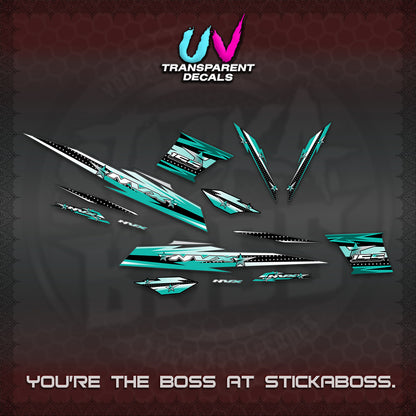 AEROX V2 UV TRANSPARENT DECALS (2026 INDO STAR 001) STICKER KITS BY STICKABOSS
