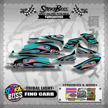 FINO CARB DECALS ( TRIBAL LIGHT )【WITH FREEBIES】