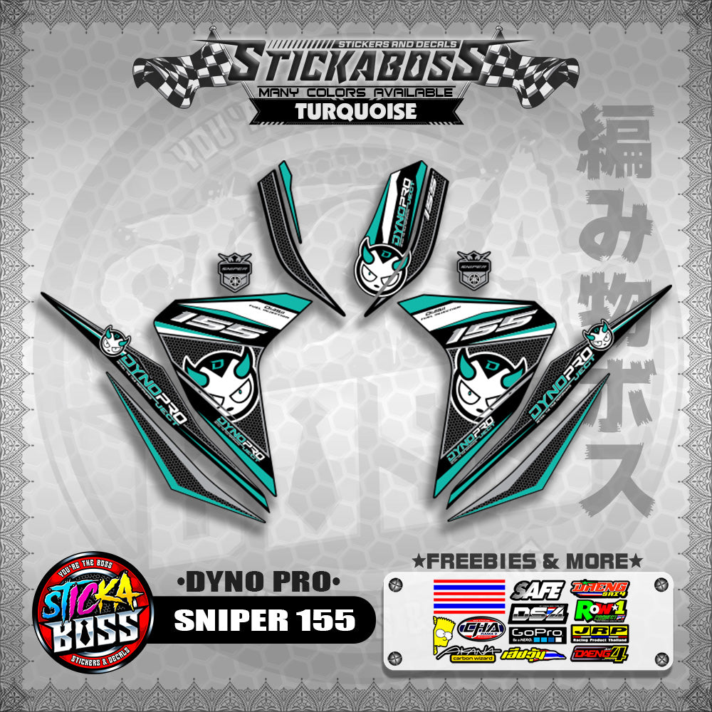 SNIPER 155 STICKER DECALS ( DYNO PRO )【WITH FREEBIES】