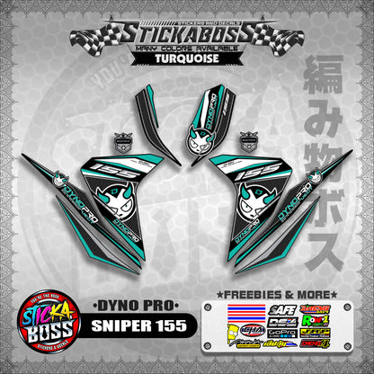 SNIPER 155 STICKER DECALS ( DYNO PRO )【WITH FREEBIES】
