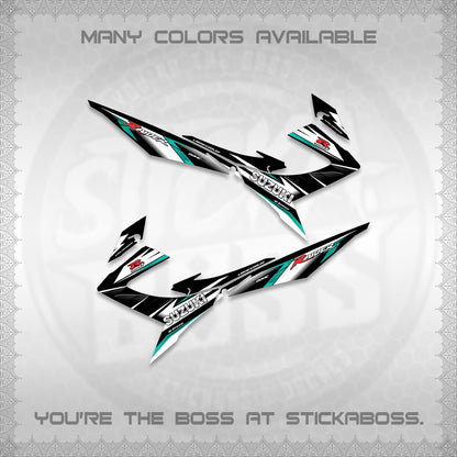 RAIDER 150 REBORN CARB DECALS (S-1 RACING) STICKER DECALS BY STICKABOSS