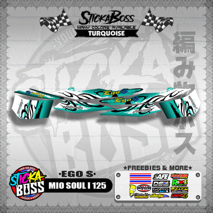 MIO SOUL I 125 DECALS ( EGO S )【WITH FREEBIES】