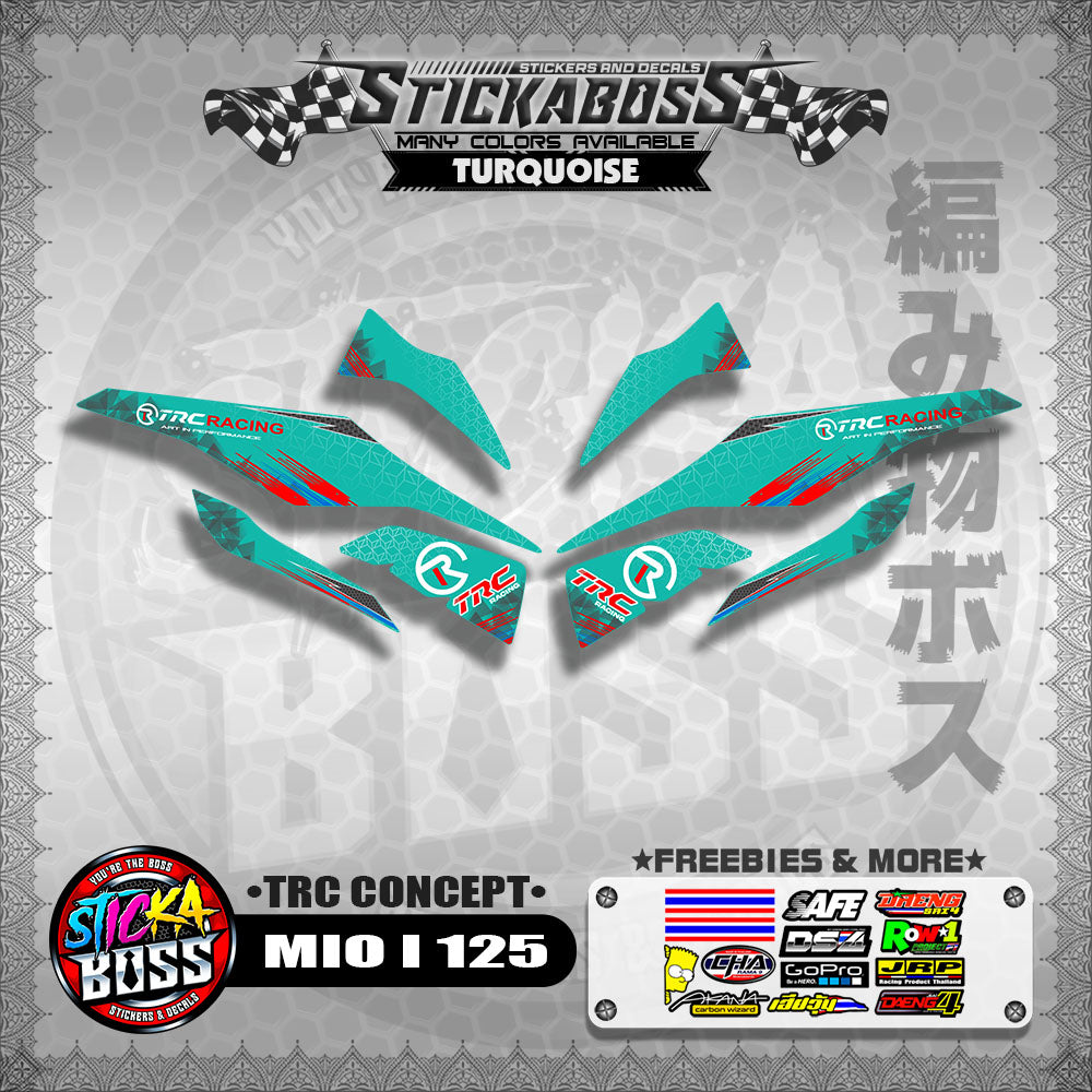 MIO I 125 STICKER DECALS ( TRC CONCEPT )【WITH FREEBIES】