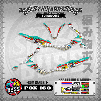PCX 160 STICKER DECALS (BOM RANGSIT)【WITH FREEBIES】
