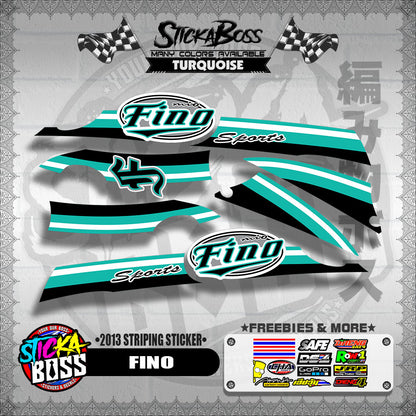 FINO DECALS ( 2013 STRIPING STICKER )【WITH FREEBIES】