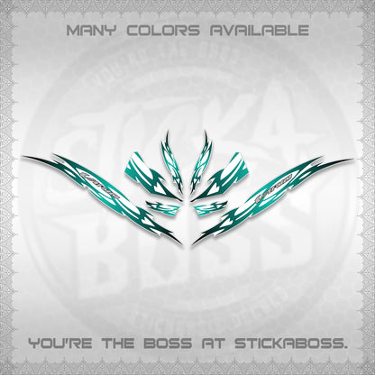 CLICK 125 V3 INDO VARIO FOR WHITE DECALS (2026 NUSANTARA STRIPING) STICKER DECALS By STICKABOSS