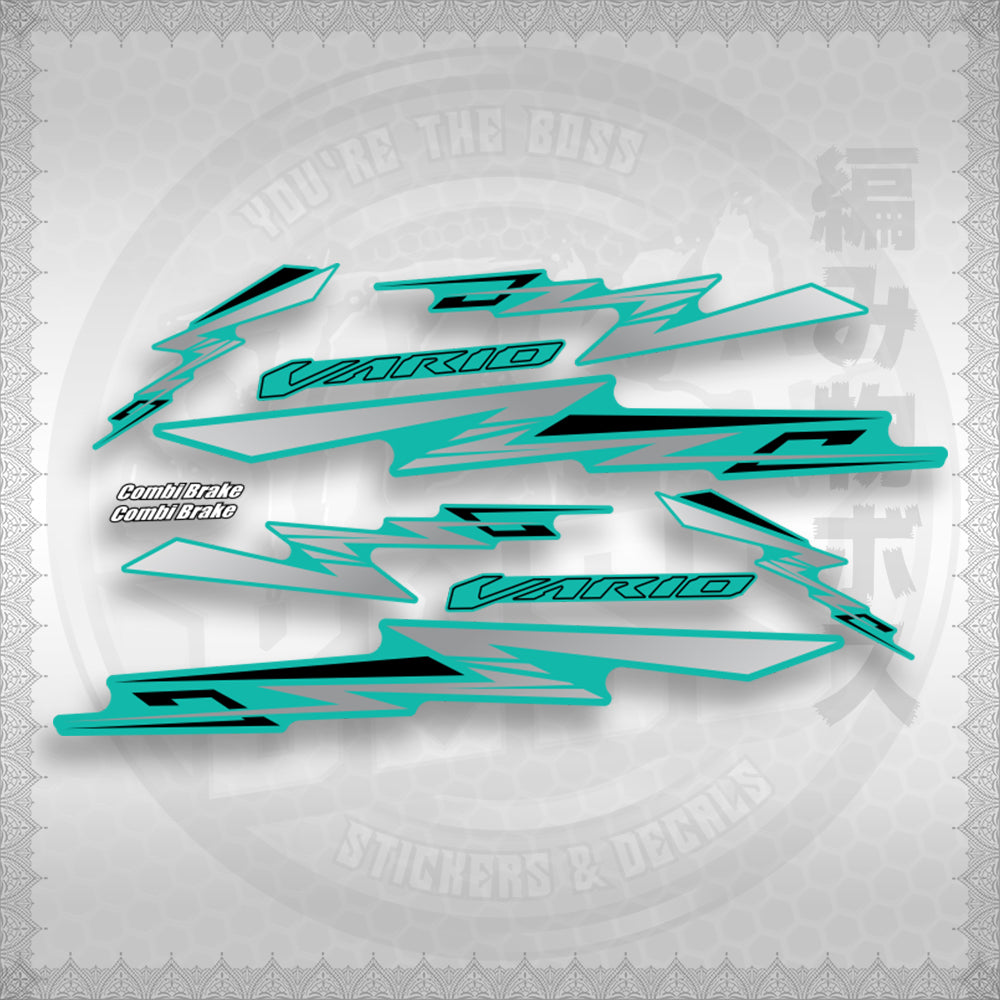 CLICK V2 ( VARIO ALPHA x OMEGA ) STICKER DECALS By STICKABOSS